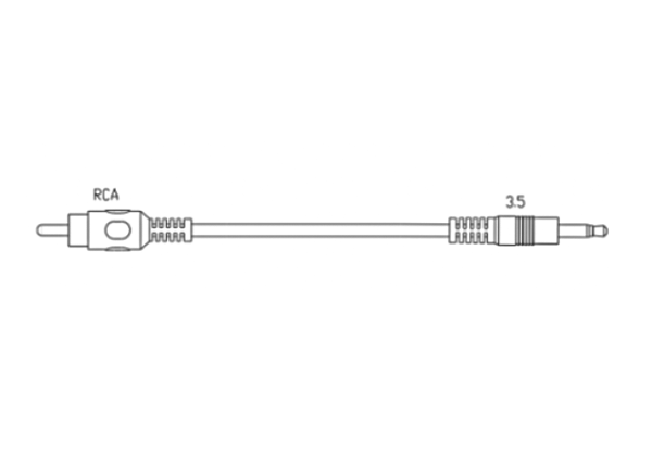 DS-QAXCALGDG-18 蓮花（RCA）-3.5（耳機插頭）